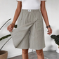 Skort med elastisk midja för damer