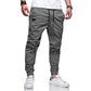 👖 50% RABATT NU! 🏃 Herr Casual Joggers – Dragsko Elastisk Midja, Slim Fit & Hög Stretch – Perfekt För Alla Årstider 🌧️