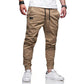 👖 50% RABATT NU! 🏃 Herr Casual Joggers – Dragsko Elastisk Midja, Slim Fit & Hög Stretch – Perfekt För Alla Årstider 🌧️