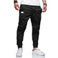 👖 50% RABATT NU! 🏃 Herr Casual Joggers – Dragsko Elastisk Midja, Slim Fit & Hög Stretch – Perfekt För Alla Årstider 🌧️