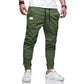 👖 50% RABATT NU! 🏃 Herr Casual Joggers – Dragsko Elastisk Midja, Slim Fit & Hög Stretch – Perfekt För Alla Årstider 🌧️