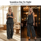 🐆 50% RABATT! 👖 Leopardmönstrat set med ärmlös halternecktopp & vida byxor – Vilt, luftigt & perfekt för sommarens fester och heta dagar ✨