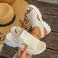 ⏰ 50% RABATT 💥 Sommarsandaler för dam 🌿 luftiga platformsandaler i mesh – perfekt för varma dagar ☀️