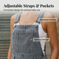 👖✨ Kvinnliga vintageoveraller i andningsbar denim