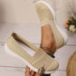 Andningsbara slip-on-promenadskor i mesh för damer