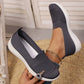 Andningsbara slip-on-promenadskor i mesh för damer