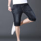 👖💨 Lätta stretch denimshorts för män med 3D-passform