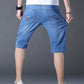 👖💨 Lätta stretch denimshorts för män med 3D-passform