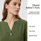 👕👖 Andningsbart sommarlounge set med V-hals och resår
