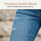 👖🌸 Stretch caprijeans med hög midja