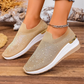 🔥 HALVA PRISET 👟✨ Slip-on sneakers med strassdetaljer 💎 Lätta, stilfulla & bekväma hela dagen 🌸