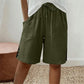 🔥 50% RABATT ☀️ Sommartrend shorts i bomull & linne 🌿 med dragsko & sidoknappar – luftiga, bekväma & stilrena ✨
