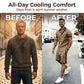 ☀️👕 Herr Tryckt 2-Delat Sommarset – Slim Fit Avslappnad Topp & Shorts Outfit