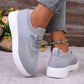 👟🌬️ Andningsbara slip-on mesh promenadskor