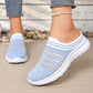 👟🌬️ Andningsbara mesh slip-on skor med halkskydd