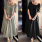 👗🌿 Avslappnat skrynkligt tvådelat set med kjol