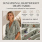 Elegant jumpsuit med V-ringning och tryck för damer
