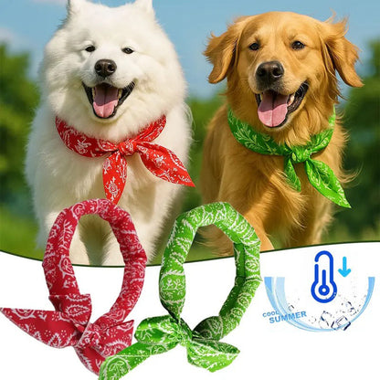 🐾 Köp 1 få 1 GRATIS! ❄️ Sommarhalsband för att Kyla Ner Husdjur – Återanvändbar & Kemikaliefri – Perfekt för Varma Dagar ☀️