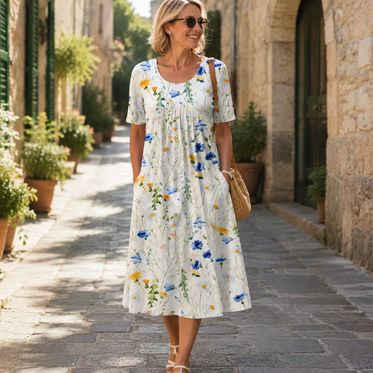 🌸 40% RABATT NU! 🌸🌸 Casualklänning med Blommönster