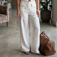 👖🌸 Eleganta vida byxor med avslappnad passform