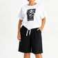 🌞Sommarrea 50% RABATT⚡ÖVER 50 000 SÅLDA💕🌸 Bekvämt fritidsset med grafisk T-shirt och shorts