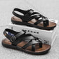 🔥Herr Romerska Sandaler Sommar Casual Mjuk Sula Strandskor