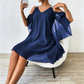 ✨ Elegant V-ringad damklänning – vackert fall, feminin stil och perfekt för sommaren
