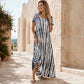 👗Överdimensionerad klänning med levande tie-dye – bekväm och sval för strand och stad