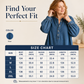 Bästsäljare🔥 👗 Vintage denim maxiklänning med lanternärmar – mjuk och andningsbar för en avslappnad chic look