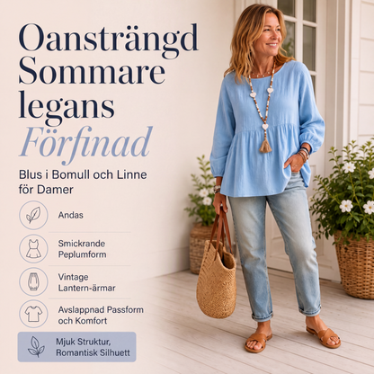 Bästsäljare🔥👚 Ledig löst sittande topp – mjuk och bekväm för vardagen