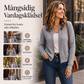 Dam ribbad stickad zip-up bomberjacka