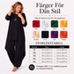 Chic asymmetrisk topp och vida byxor set för kvinnor