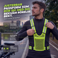 🦺✨ Reflexväst med hög synlighet – praktisk ficka, bekväm passform och fullständig säkerhet vid löpning både dag och natt 🌙🏃‍♂️