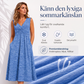 🌸👗Nyheter – Ärmlös midiklänning med V-ringning – Andningsbar komfort och smickrande silhuett för alla kroppstyper