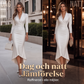 Damens eleganta midiklänning i satin