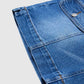 Kvinnors lediga jeansshorts med stretch