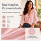 Elegant V-ringad blus med volanger för kvinnor