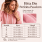 Kvinnors lediga huvtröja i stickad