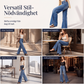 👖Höga midja vida jeans för kvinnor