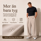 Herrbyxor med raka ben, skrynkelfria