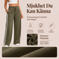 🌸 50 % RABATT NU! Raka byxor med hög midja för dam – byxorna som passar till alla stilar