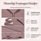 T-shirt med dragkedja och cold shoulder-design för kvinnor