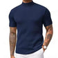 Casual Slim Fit T-Shirt med Polokrage för Herr