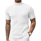 Casual Slim Fit T-Shirt med Polokrage för Herr