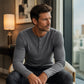 Herr Henley-skjorta i slim fit
