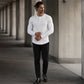 Herr Henley-skjorta i slim fit