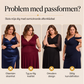 Elegant långklänning i spetsapplikation med V-ringning för kvinnor