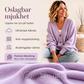 Stickad cardigan i oversize med V-ringning för kvinnor