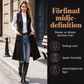 Nyhet✨ 🧥 Raffinerad ärmlös kappa med öppen front – mjuk textur för en upphöjd vardagslook