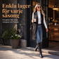 Nyhet✨ 🧥 Raffinerad ärmlös kappa med öppen front – mjuk textur för en upphöjd vardagslook